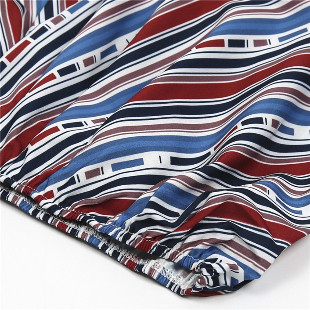 New Summer Market Stripe Boho Tank Top - Picture 7 of 7
